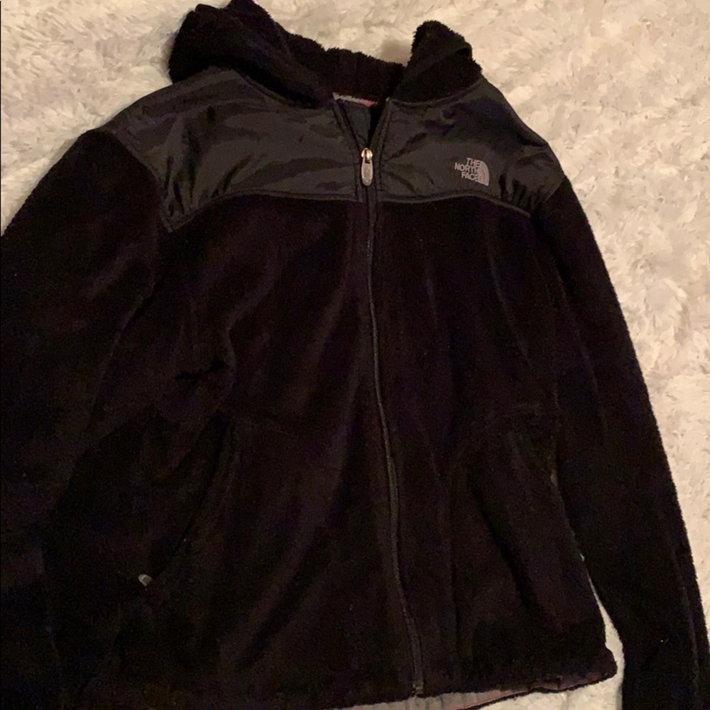 Black North Face with Hood